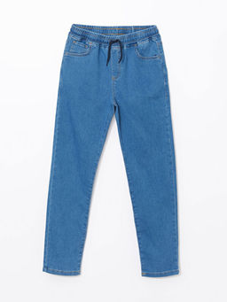 Beli Lastikli Erkek ?ocuk Jean Pantolon
