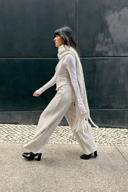 TEXTURED TROUSERS - Zara фото 8