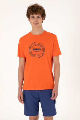 Erkek Regular Fit Bisiklet Yaka Nar _i_e_i Ti__rt Sepette S_rpriz _ndirim