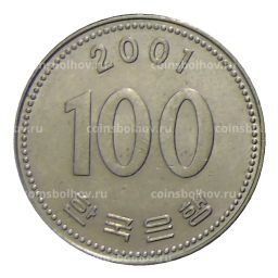 100 вон 2001 года Южная Корея