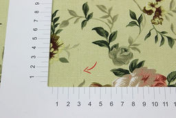 Ткань интерьерная Рауза цв.бл.оливково-бежевый, ш.1.48м, хл-80%, п/э-20%, 265гр/м.кв - Купава фото 4