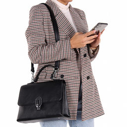 Сумка 1538-1K-01 black Polina&Eiterou