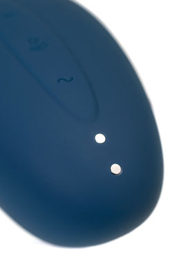 Вакуум-волновой бесконтактный стимулятор клитора Satisfyer Vulva Lover 2, силикон, синий  фото 12