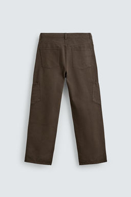 PANTAL?N CARGO STRAIGHT FIT / Marr?n - Zara фото 8