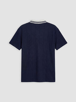 Polo Yaka Kendinden ?izgili Erkek ?ocuk Ti??rt
