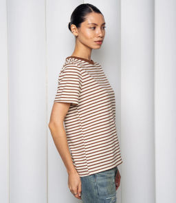 Футболка #КТ8355, коричневый