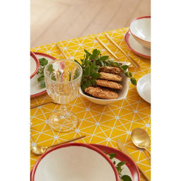 Скатерть Доляна Паутина 145х1453см,100%пэ, рогожка 130 гр/м  фото 8