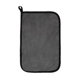Цена за 2 шт. Тряпка для мытья автомобиля, CARTAGE, микрофибра, 400 г/м², 20×30 cм, розово-серая