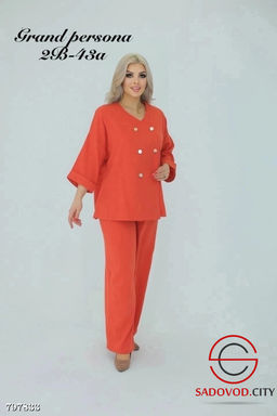 костюм женский из французского льна