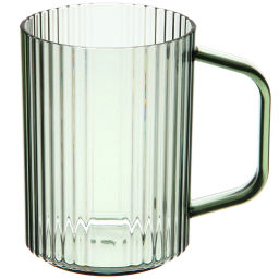 Цена за 3 шт. Кружка пластиковая 500мл "Грани", микс цветов