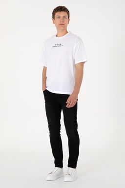 Джинсы U.S. Polo Assn Slim Fit черные из хлопка