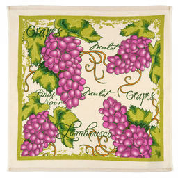 Салфетка кухонная 45х45см "Виноград" хлопок 100%, Bolangde (Китай)
