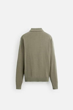 KNIT COTTON POLO SHIRT - Zara фото 9