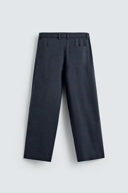 RELAXED FIT FLOWING TROUSERS - Zara фото 8