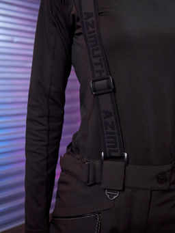 Женские мембранные сноубордические / горнолыжные брюки Azimuth Снежное Созвездие 124/9415_10 Черный  фото 19