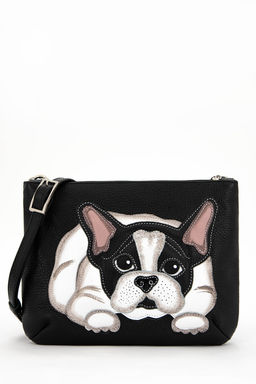 Сумка с аппликацией ДС-261-254 черный - Protege фото 2