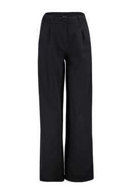 Siyah Yuksek Bel Wide Leg/Genis Paca Pileli Dokuma Kumas Pantolon TWOAW21PL0076