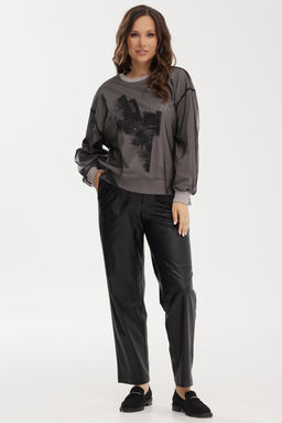 Костюм Magia mody 2475 черный +серый