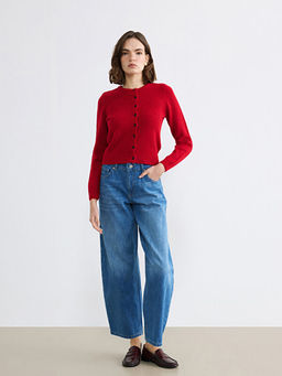 Bisiklet Yaka Kad?n Triko H?rka