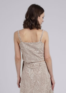 CLE Майка жен. укор. 246569/144ззн т.бежевый/св.бежевый - Clever wear фото 4