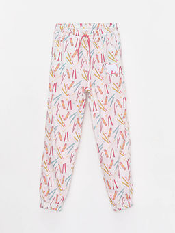 Beli Lastikli Desenli K?z ?ocuk Jogger Pantolon - Waikiki фото 3