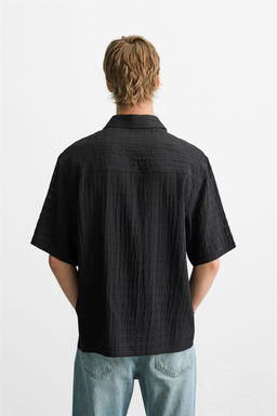 TEXTURED CHECK SHIRT - Zara фото 3