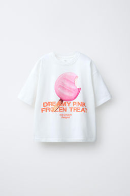 CAMISETA ESTAMPADA MOCHI / Hielo - Zara фото 3