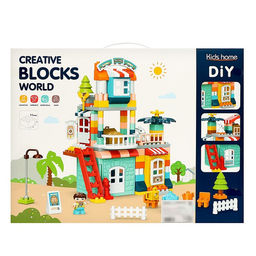 Конструктор KIDS HOME TOYS «Загородный домик», 2 варианта сборки, 176 деталей