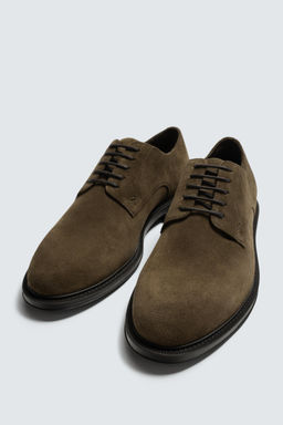 ZAPATO PIEL / Gris Topo