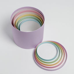 Набор коробок 5 в 1 Пастельный, 13 13,519.5 23 см - Дарите счастье фото 10