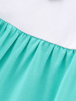 Платье сарафан триколор UD 7595 белый/бирюза/синий - Mini maxi фото 11