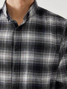 Regular Fit Uzun Kollu Ekose Erkek Oduncu G?mlek