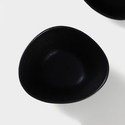 Салатник Magistro Carbon, 300 мл, 12×10.5 см, фарфор, чёрный