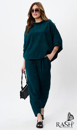 Костюм "Boho" микровельвет бирюза Цвет:как на фото