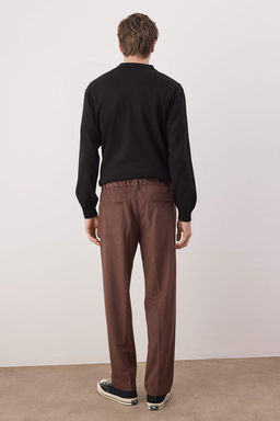 Kahverengi Erkek Baggy Fit Kadife Pantolon TMNAW26PL00022 - Trendyolmilla фото 8