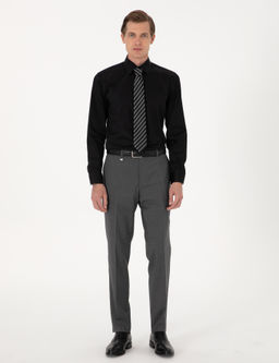 Siyah Slim Fit Uzun Kollu Basic G_mlek - Pierre cardin фото 5