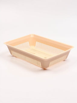 Туалет глубокий с сеткой 36×25×9 см, бирюзовый/бежевый