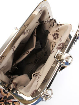 LACCOMA сумка Китти-HL040-леопард темно-коричневый эко кожа хлопок  фото 5