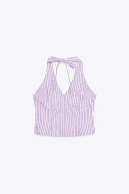 STRIPED WAISTCOAT TOP - Zara фото 13