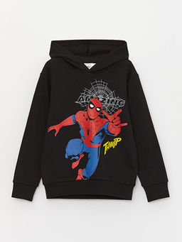 Spiderman Bask?l? Erkek ?ocuk Hoodie ve E?ofman Alt? - Waikiki фото 2