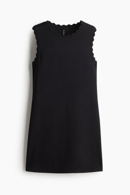 Vestido de punto con ribetes festoneados - H&m фото 2