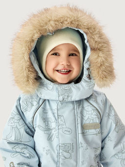 Комбинезон 8з0626 лед/светло-серый