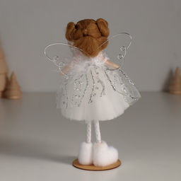 Кукла интерьерная Ангелочек в белом платье и в белых валеночках 5х7,8х15,5 см - Simaland фото 3