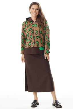 Костюм Magia mody 2319 зеленый+ шоколад