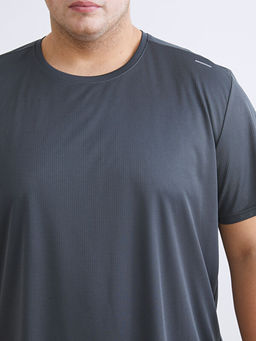 Bisiklet Yaka Erkek Spor Ti??rt