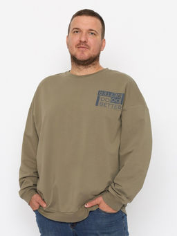 CRB wear/CWLM 60327-35 Джемпер мужской,хаки/Ex.Cherubino  фото 3