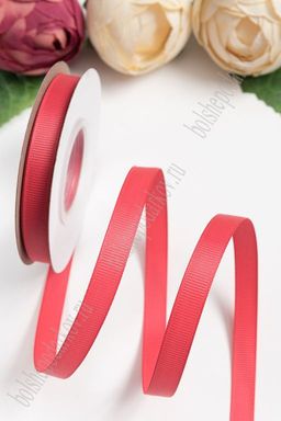 Лента репсовая 1 см*20 ярд "1 сорт" (SF-1346) коралловый №189