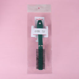 Цена за 2 шт. Брашинг, прорезиненная ручка, d=1.8/4×22(±1) см, бирюзовый