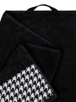 Полотенце для тела 70x130 черный махровая ткань