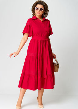 Платье EVA GRANT 7181М красный